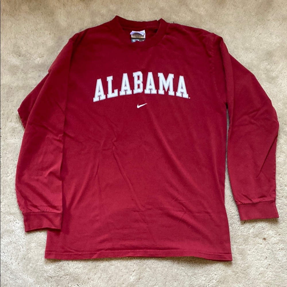 Nike Mens Alabama Crimson Tide Long Sleeve Tee Shirt : Medium